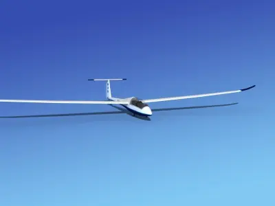 Duo Discus Sailplane 3D model buy