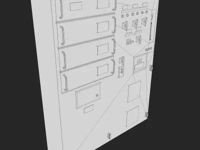 Switchgear Low-poly 3D model