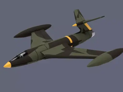 messerschmitt zerstorer 3D print model