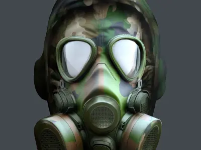 Helmet 3d model military combat Military Low-poly  Low-poly 3D model shop
