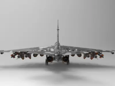 Sukhoi Su-25  3D model
