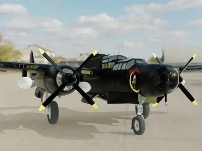 P-61 Black Widow 3D model