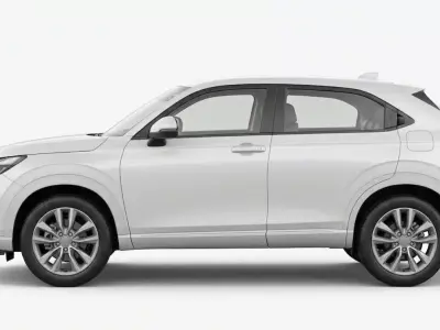 Modern White Compact SUV Low-poly 3D model