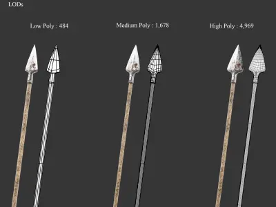 Medieval Collection Crude Soldier 3D Model Pack