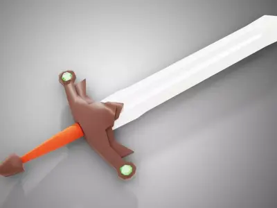 Emerald Sword 3D model