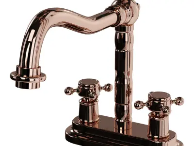 Lovedima Freestanding Bathtub Faucet and collection Low-poly 3D model