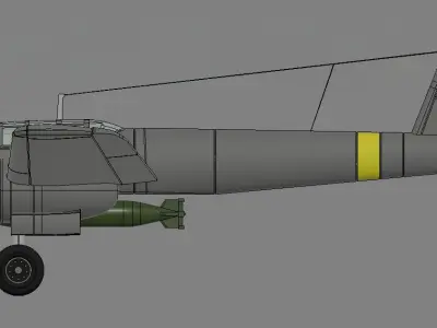 Fieseler Fi 22c 3D print model