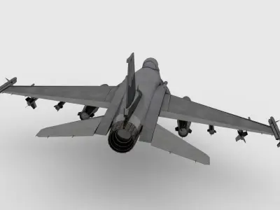 WW3 Fighter Jet 3D model