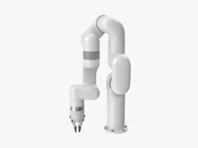 Robotic Arm 2 with Gripper 3D model
