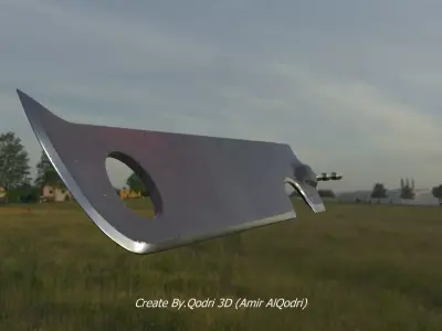 Zabuza Kubikiribochou Sword 3D model