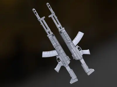 AEK-971 ak - rifle for gta 3D model