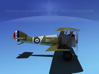 Sopwith Camel 3D model V4