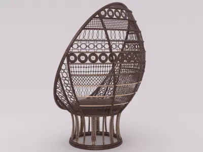 Lunar Chair 3D model
