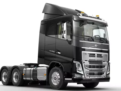 Volvo FH 6X4 Sleeper Cab 3D model