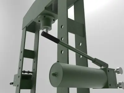 HYDRAULIC PRESS 3D model