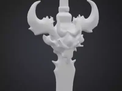 Eclipse Blade Low-poly 3D model