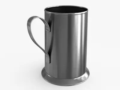 Tankard Low-poly 3D model