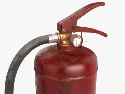 Fire extinguisher classes A and B 01 dirty 3D model