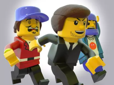 LEGO CHARACTER PLUS BONUS 3D model