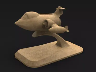 Airplane Toy 2 3D Model 3D model