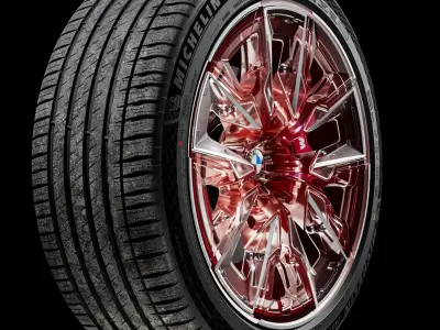 Michelin Pilot Sport 4 SUV 285 35 R21 105Y 220 A A 3D model
