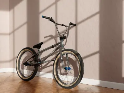 Bicycle  Bmx High Detailed 3D model