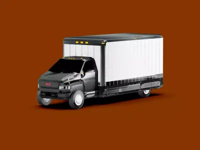 350 low poly vehicle 3D print model