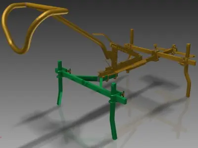 Dial beam 3D model
