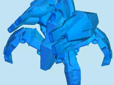 Protoss Immortal 3D print model