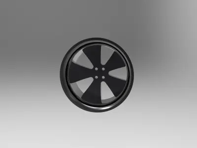 Rims Renault Clio Low-poly 3D model