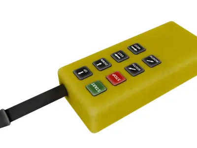 Crane Remote Control 3D model