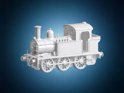 British Pannier Tank Engine 3D Print Model 3D print model