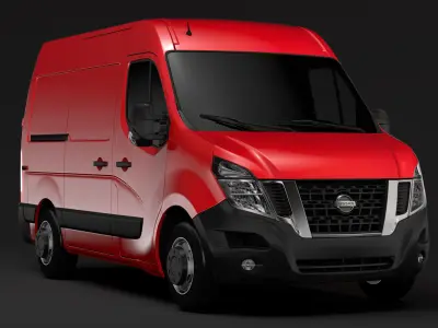 Nissan NV 400 L1H2 Van 2017 3D model