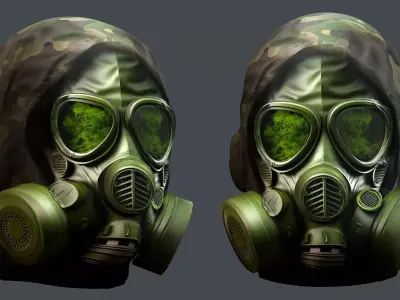 Helmet 3d model military combat Military Low-poly Low-poly 3D model 37