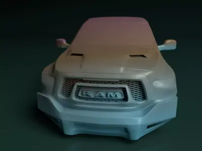Dodge RAM Rebel - RC - Body 3D print model