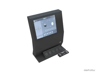 Screen Golf Machine system 001 3D model