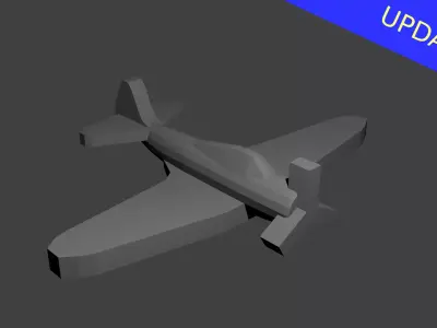 US TBD Devastator Torpedo Bomber Free 3D print model