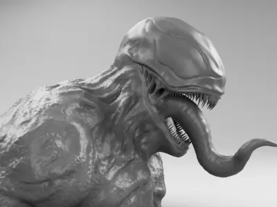 3D printing Venom 3D print model