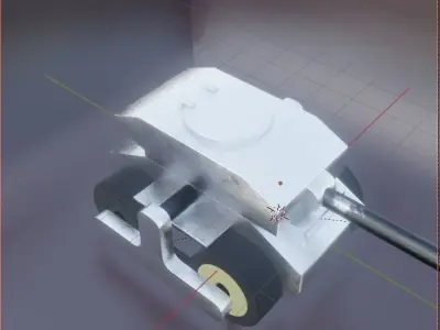 War Tank Free low-poly 3D model