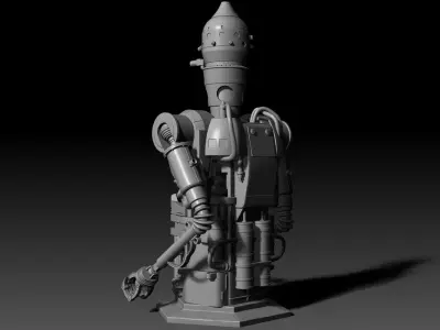  IG-12 Grogu Vehicle Bust Baby Yoda Mandalorian 3D print model