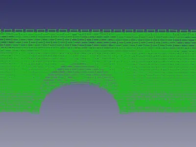 Model of Brick Train Bridge 3D print model