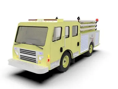 Fire Rescue Truck 3D model