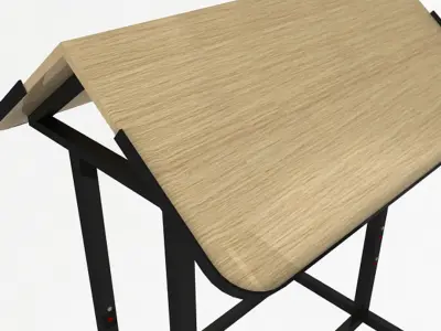 Reading Stand  Low-poly 3D model