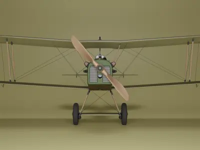 Royal Aircraft Factory SE5 3D model