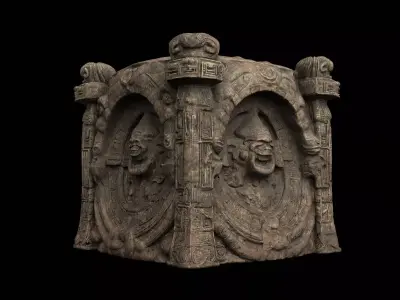 ancient box 3D model