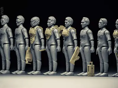 Pilot Pack Action Figure 3D print model