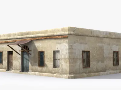 Arab x6 Low-poly 3D model