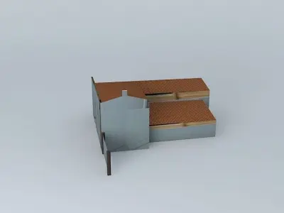 Hostel house Free 3D model