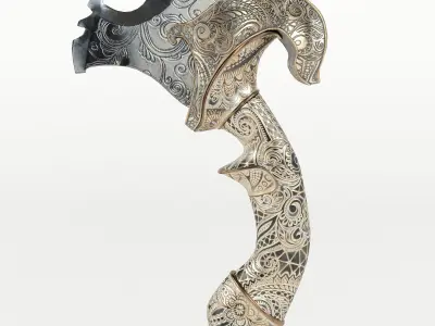 Kukri two swords 3D model