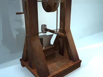 Leonardo Automatic Hammer Machine 3D model